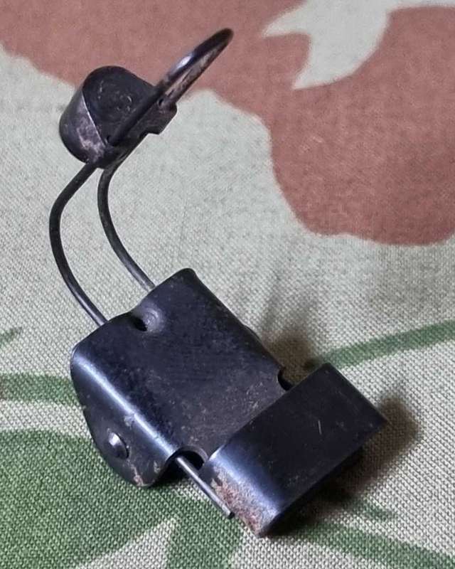 East German AK/AKM front and rear clip on night sights.