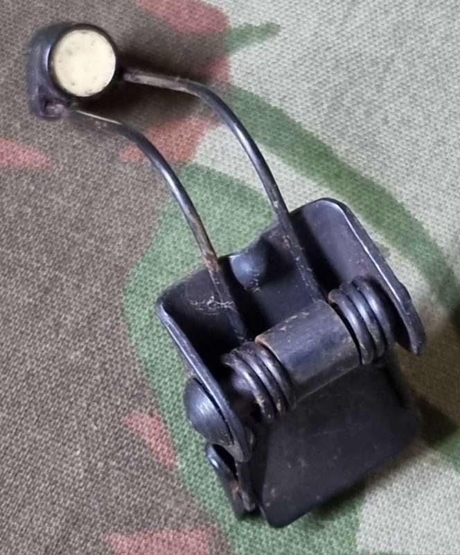 East German AK/AKM front and rear clip on night sights.