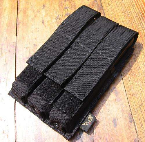 Triple MP 5 Magazine Pouch ( Black ) Flyye Industries