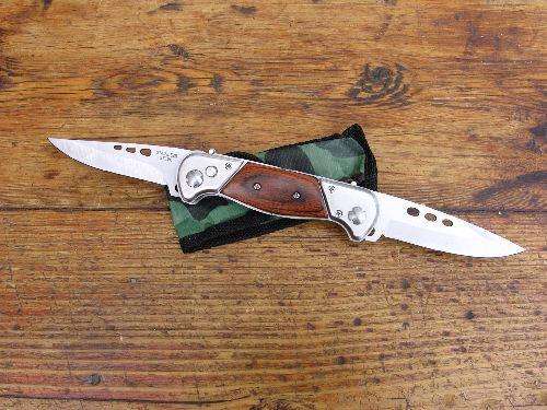 Double bladed knife