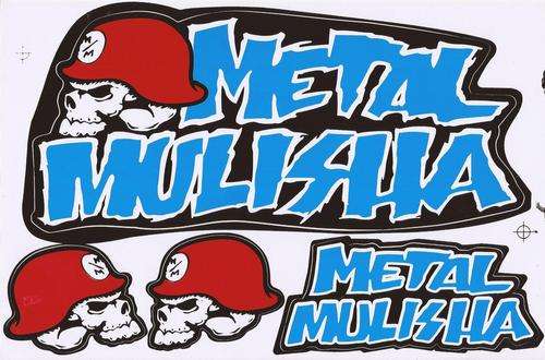 Vinyl Stickers - Metal Mulisha ( 2 )     S 77