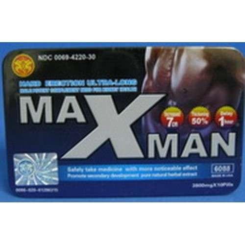 **FREE GIFT VALUE R39** Maxman Capsules 10's TIN