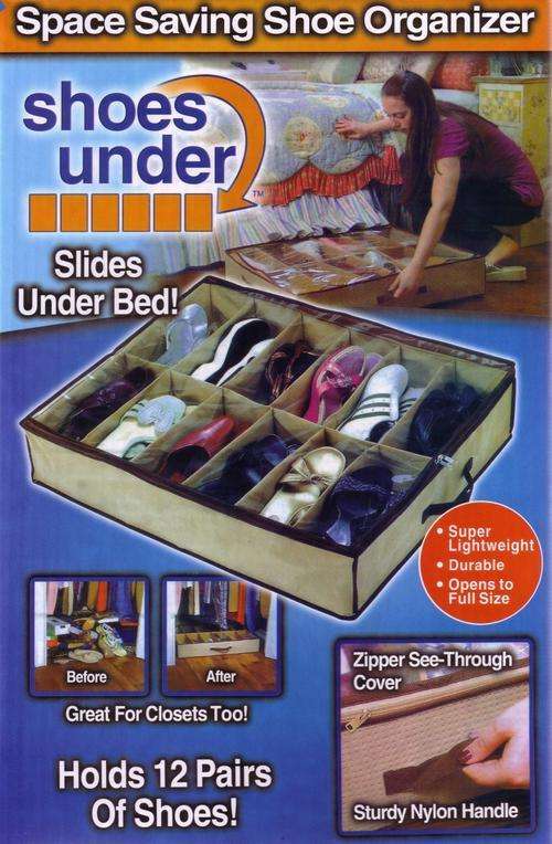 AS SEE ON TV - SHOES UNDER