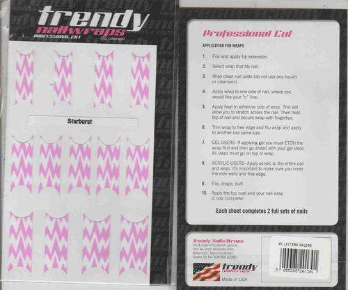 Trendy Nail Wraps Starburst