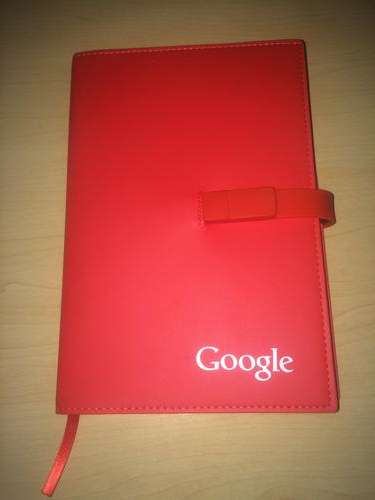 Google Branded Notebook With 4GB Flash Drive