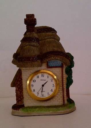 Prowa Quartz Clock in House Shaped Ornament - Working