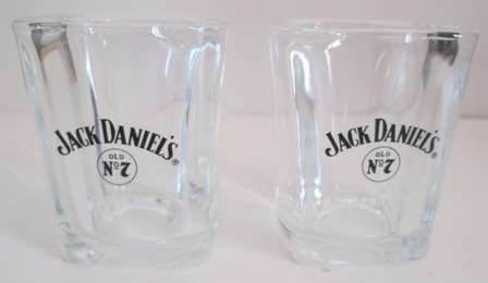 Pair of Jack Daniels no7 Quality Shot Glasses