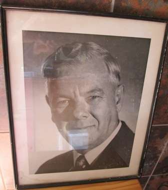 Large Framed Photo of Prime Minister Hendrik Verwoerd