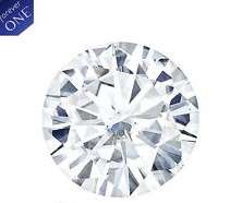CHARLES & COLVARD 2.20 CARAT ROUND EXCELLENT CUT FOREVER ONE MOISSANITE