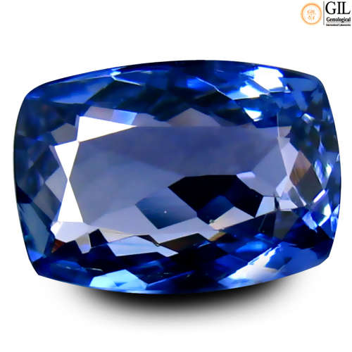 Sought After *TANZANITE* 2.32ct CERTIFIED Cushion Shaped VVS Tanzanite GIL CERTIFIED