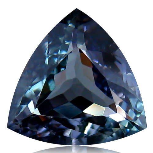 1.64 ct SPLENDID TOP FINE 100%NATURAL BLUISH VIOLET TANZANITE LOOSE GEMSTONE