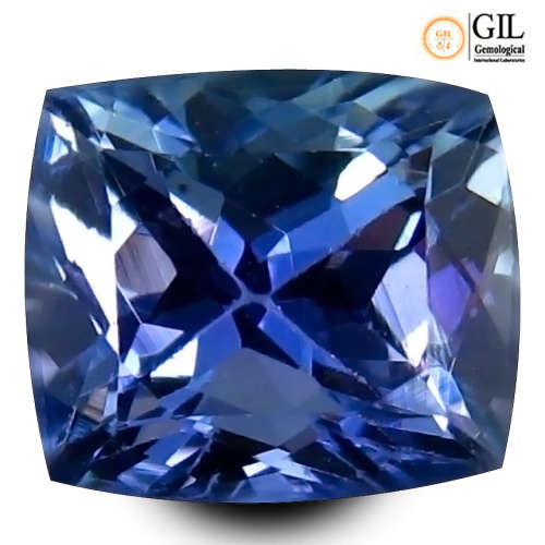 2.22 ct "GIL" CERTIFIED 100% NATURAL BEST BLUISH VIOLET TANZANITE