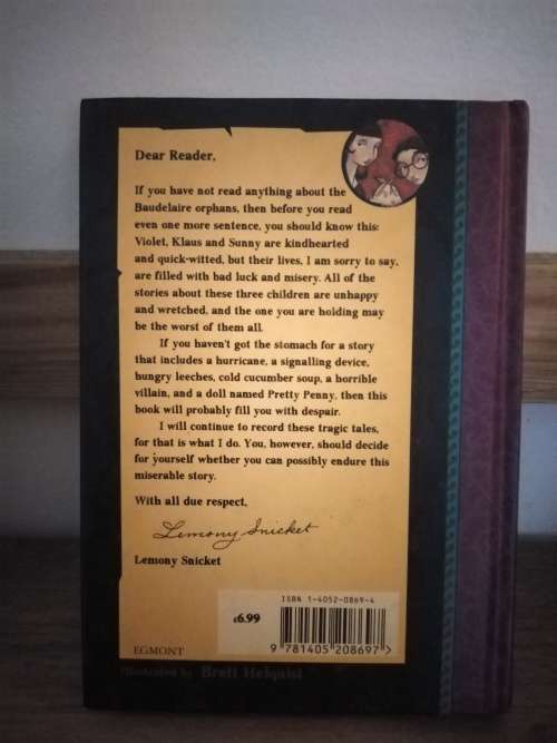 A series of unfortunate events by Lemony Snicket