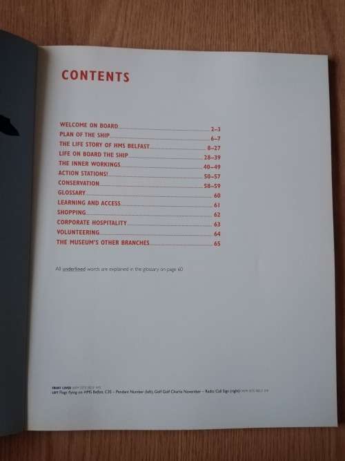 HMS BELFAST GUIDEBOOK