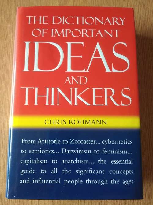 Chris Rohmann - the dictionary of important ideas and thinkers