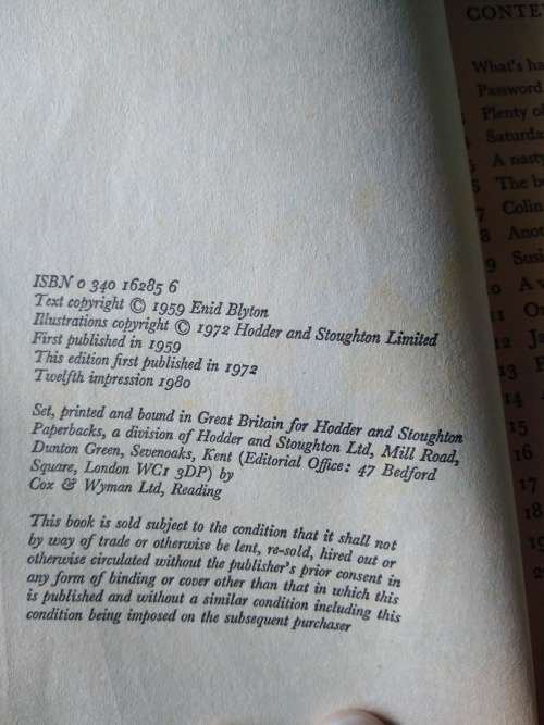Enid BlytonThe ring o'bells mystery