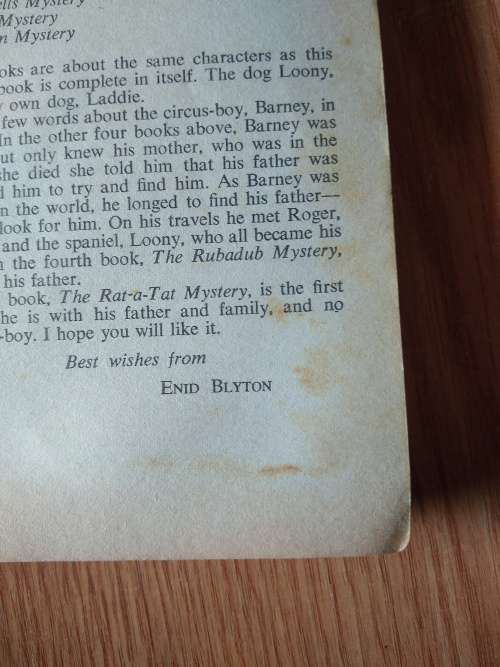 Enid BlytonThe rat-a-tat mystery