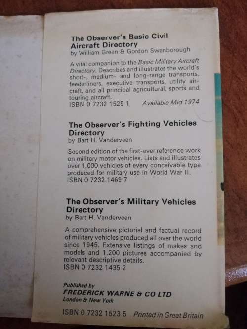 William Green & Gordon Swanborough - Military Aircraft Directory