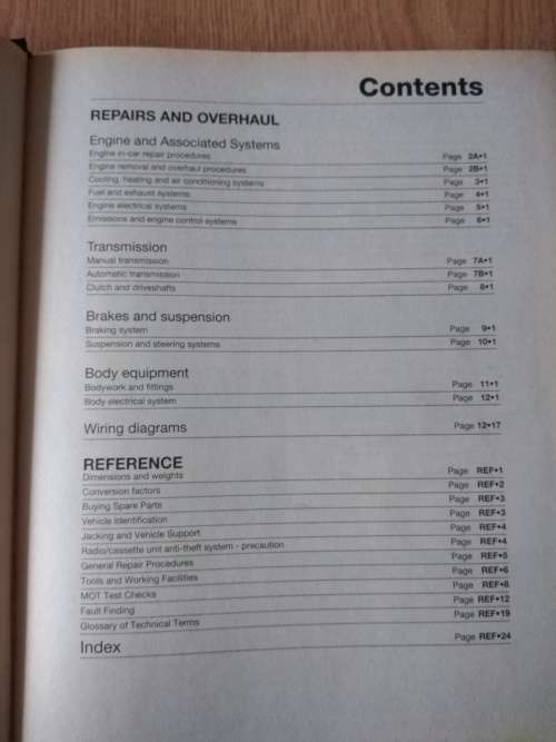 Haynes Toyota Corolla Aug 1992 to 1997 service and repair manual