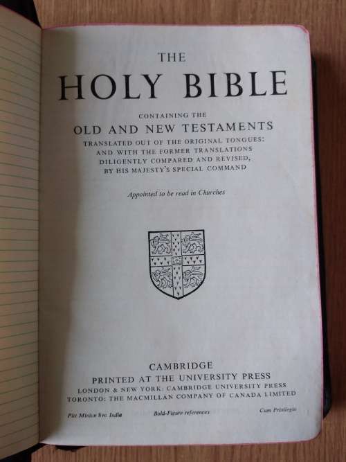 Holy BibleLeather outer