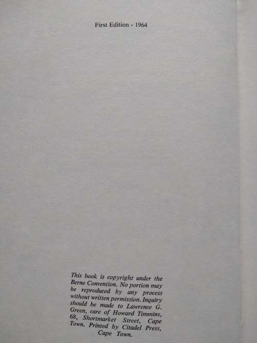 Lawrence G GreenI Heard the Old Men Say1st edition