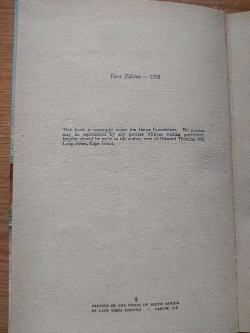 Lawrence G GreenSouth African Beachcomber1st edition
