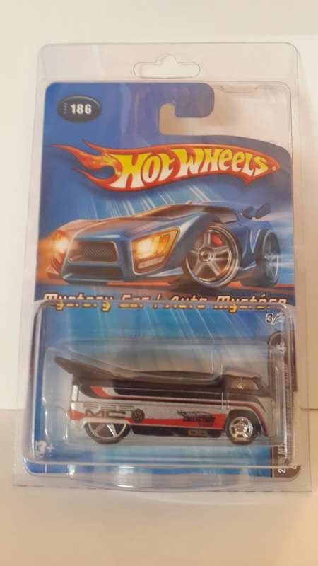 HOT WHEELS - MYSTERY CAR CUSTOMIZED VW DRAG TRUCK IN PROTECTO CASE