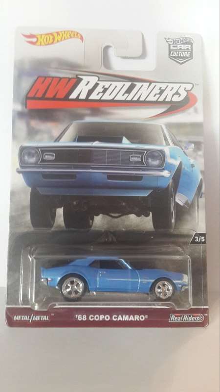 HOT WHEELS - Redliners 68 Copo Camaro Real Riders