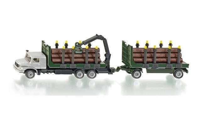 SIKU - 1/87 Mercedes-Benz Zetros Log Transporter
