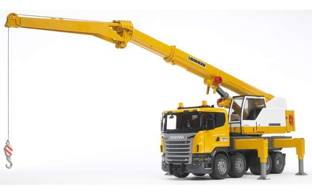 Bruder - Scania R-Series Liebherr Crane with lights and sound