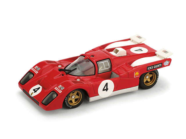 BRUMM - 1/43 Ferrari 512M 9HR Kyalami 1970 NO4 Winner lckx, Giunti