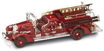 YAT MING - 1/43 AHRENS FOX VC FIRE TRUCK RED 1938