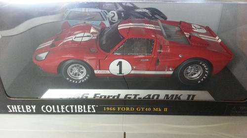 SHELBY COLLECTIBLES - 1/18 FORD GT40 MKII #1 1966