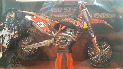 AUTOMAXX - 1/12 KTM 450 SXF #5 RED BULL ORANGE 2012