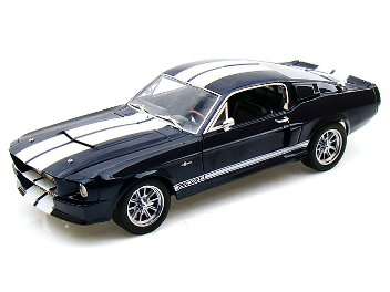 SHELBY COLLECTIBLES - 1/18 SHELBY GT500CR KHONA BLUE/WHITE 1967