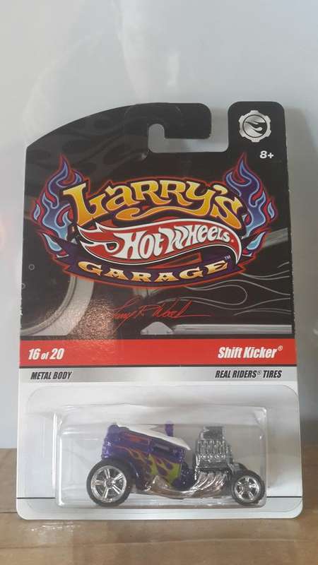 HOT WHEELS - Larrys Garage 2008 shift kicker 16/20 Real Rider Rubber Tires