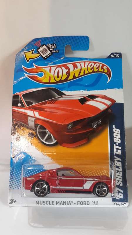 HOT WHEELS - MUSCLE MANIA 67 SHELBY GT500 KMART EXCLUSIVE