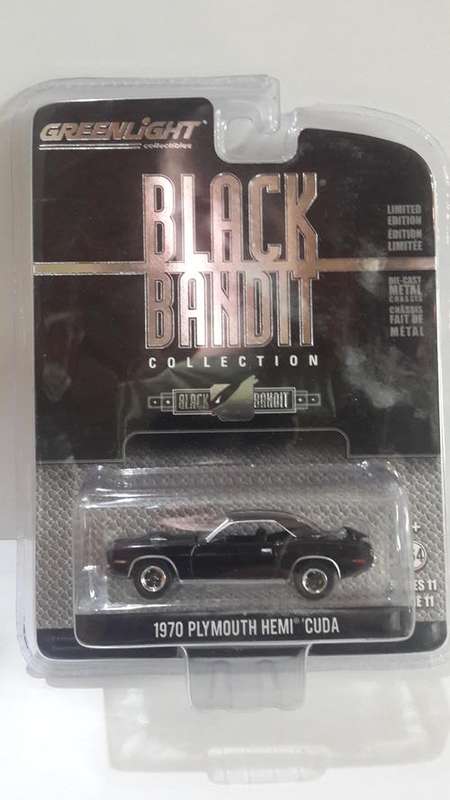 Greenlight - Black Bandit 1970 Plymouth Hemi Cuda