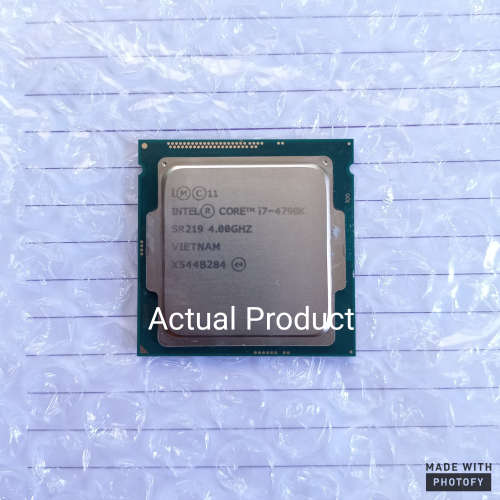 Intel® Core i7-4790K Processor (8M Cache, up to 4.40 GHz) - Desktop CPU