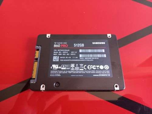 Samsung 860 PRO 512GB 2.5 Inch SATA III Internal SSD