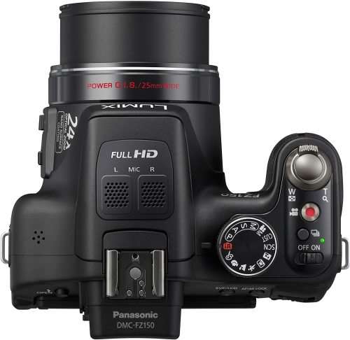 Panasonic LUMIX DMC-FZ150K 12.1 MP Digital Camera (FHD 1080p, CMOS Sensor and 24x Optical Zoom)