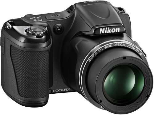 Nikon COOLPIX L820 16 MP CMOS Digital Camera with 30x Zoom Lens and Full HD 1080p Video (Black)