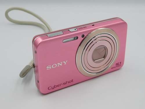 Sony Cyber-Shot DSC-W630 16.1MP Point-and-Shoot Digital Camera (Pink) with Camera Cas