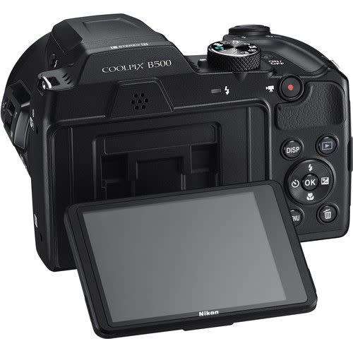 Nikon B500 Ultra Zoom Digital Camera Black [16MP, Full HD 1080p, WiFi, Bluetooth, 40x Zoom]