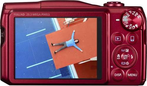 Canon Powershot SX710 HS Advanced Compact Digital Camera (Red)(20.3MP, 1080p FHD, WiFi, 30x Zoom)
