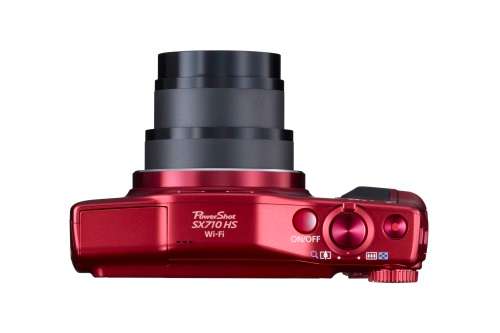 Canon Powershot SX710 HS Advanced Compact Digital Camera (Red)(20.3MP, 1080p FHD, WiFi, 30x Zoom)