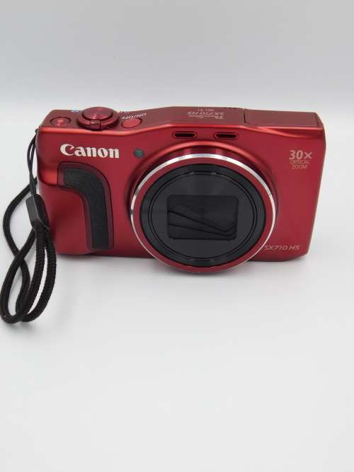 Canon Powershot SX710 HS Advanced Compact Digital Camera (Red)(20.3MP, 1080p FHD, WiFi, 30x Zoom)