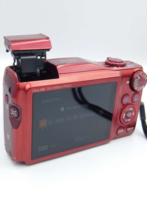 Canon Powershot SX710 HS Advanced Compact Digital Camera (Red)(20.3MP, 1080p FHD, WiFi, 30x Zoom)