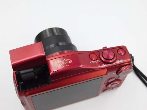 Canon Powershot SX710 HS Advanced Compact Digital Camera (Red)(20.3MP, 1080p FHD, WiFi, 30x Zoom)