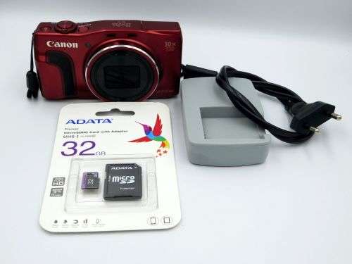 Canon Powershot SX710 HS Advanced Compact Digital Camera (Red)(20.3MP, 1080p FHD, WiFi, 30x Zoom)